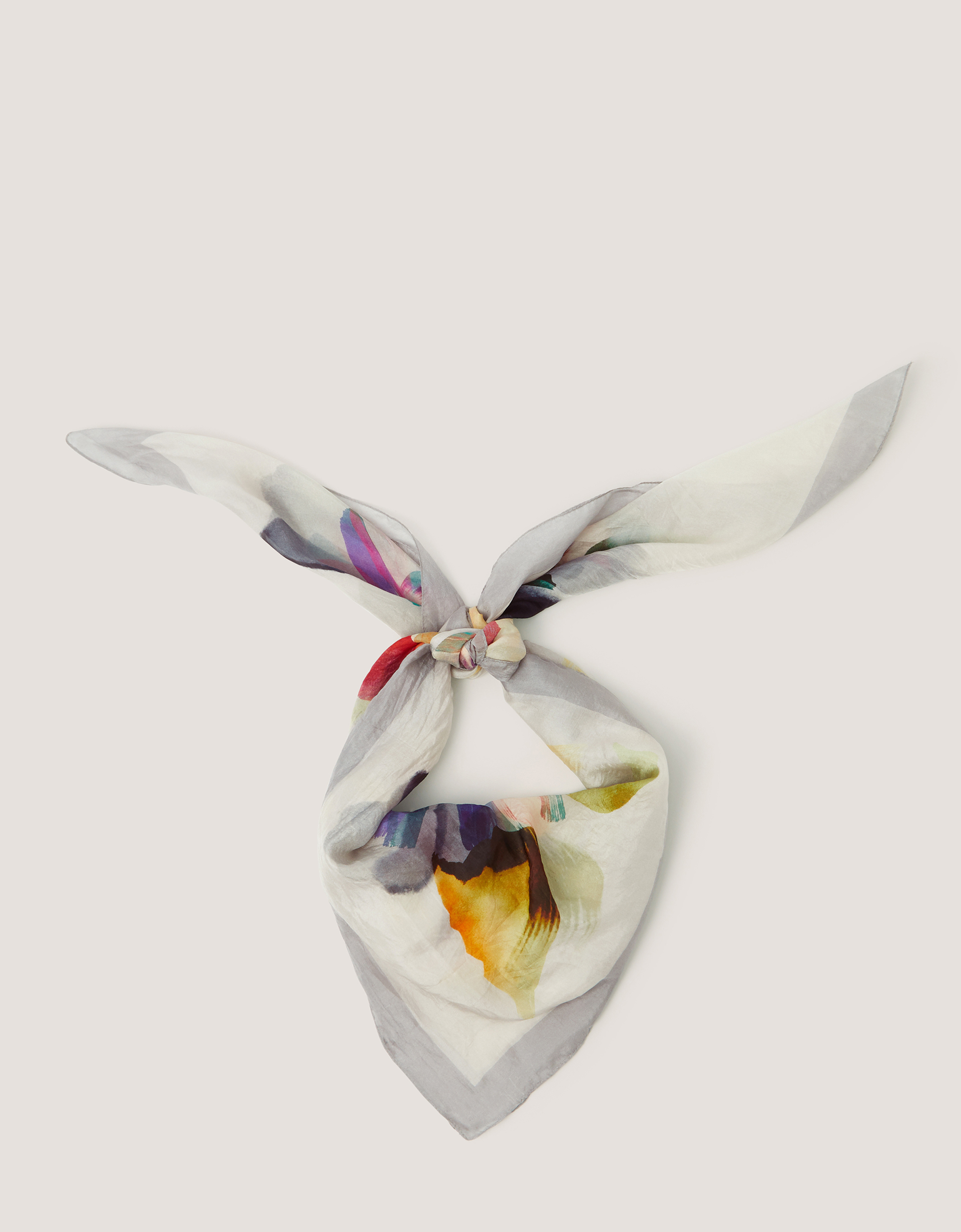 Aimee Lou Large Floral Silk Scarf Aimee Lou Large Floral Silk Scarf