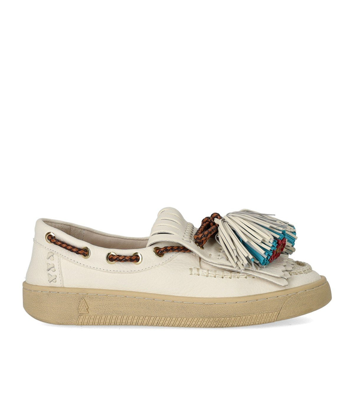 ELENA IACHI SMASH WHITE LOAFER ELENA IACHI SMASH WHITE LOAFER