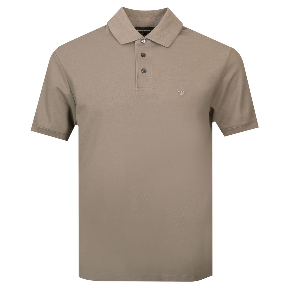 Placket Trim Polo Shirt