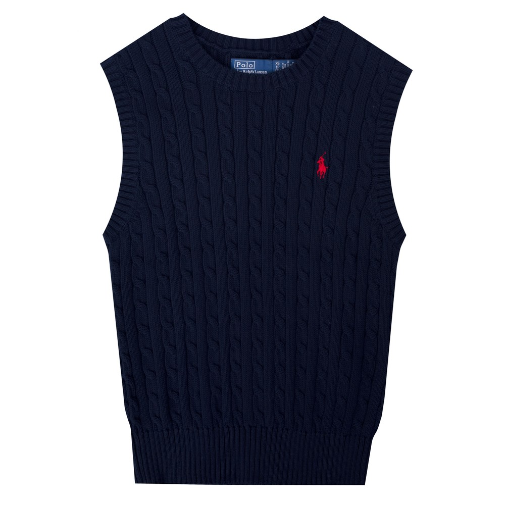Cable Knit Cotton Sweater Vest Cable Knit Cotton Sweater Vest