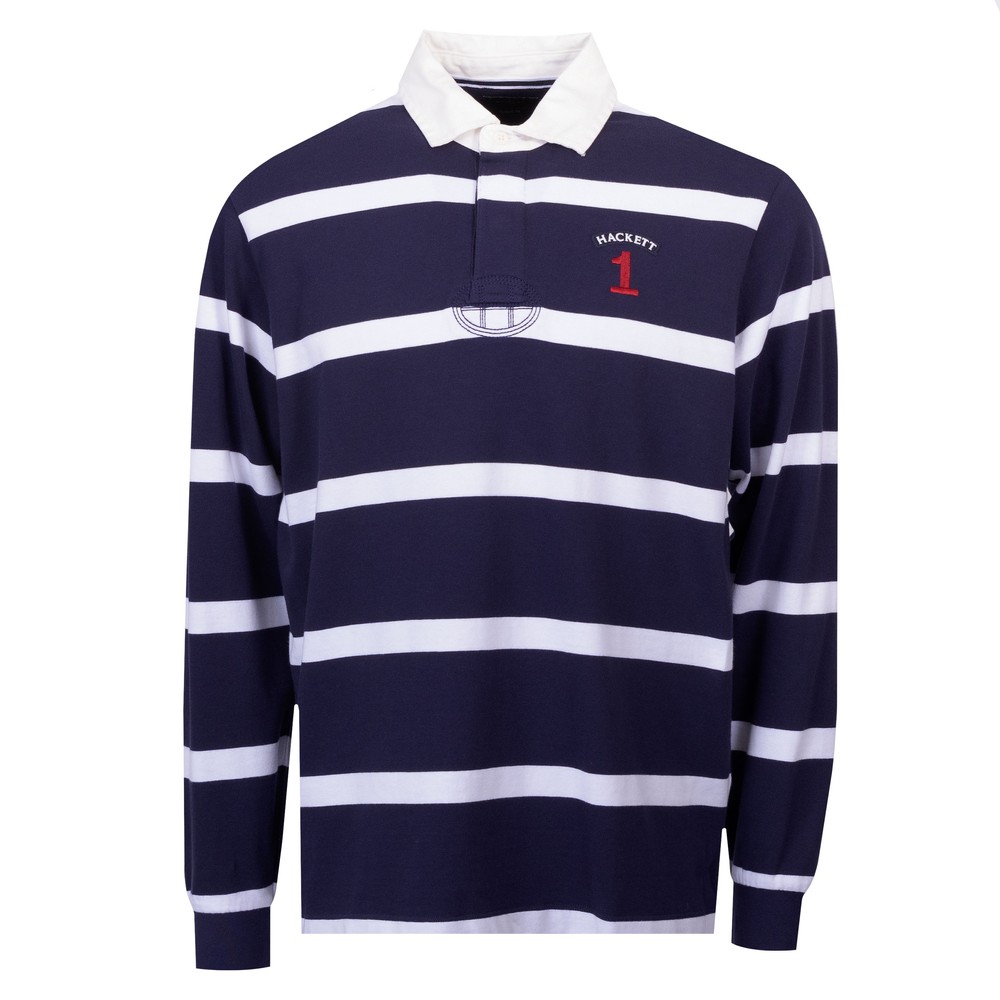 Heritage Number Stripe Rugby Shirt Heritage Number Stripe Rugby Shirt