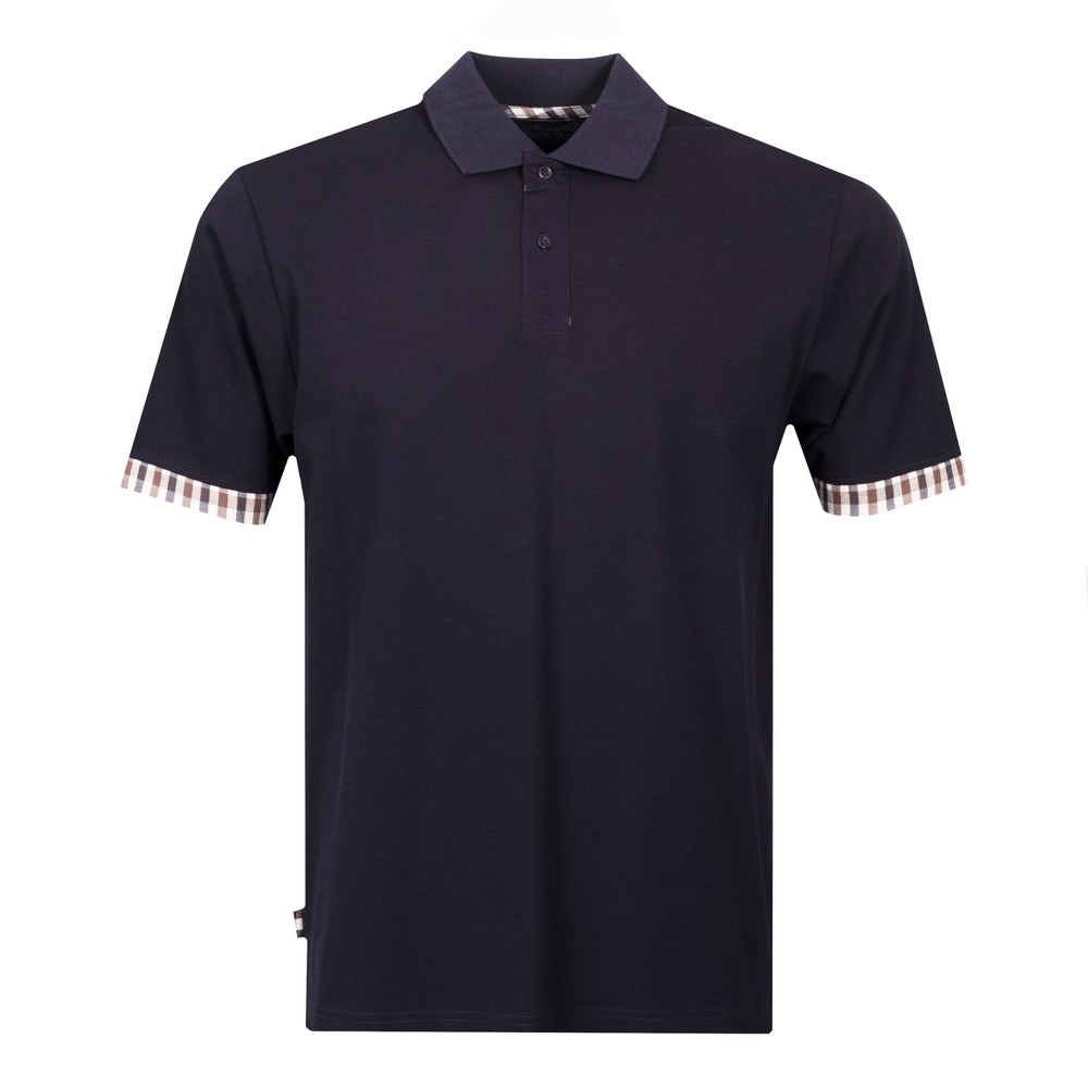 Supima Club Check Sleeve Polo Shirt Supima Club Check Sleeve Polo Shirt