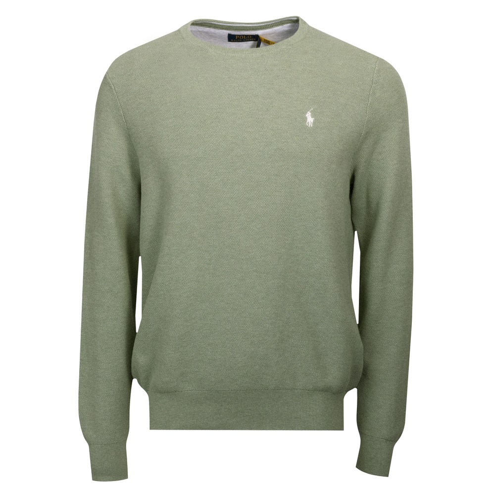 Waffle Crew Neck Sweatshirt