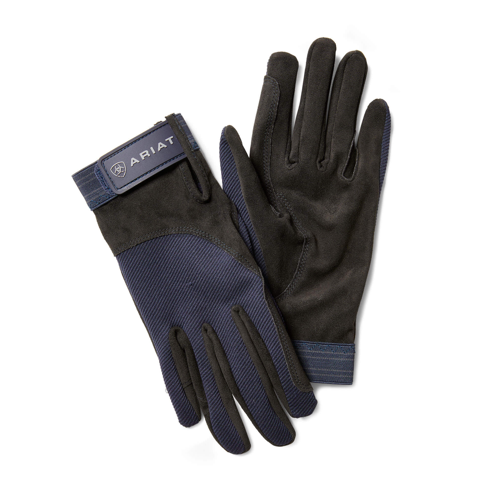 Tek Grip Gloves in Blue Cotton Twill, Size , by Ariat Tek Grip Gloves in Blue Cotton Twill, Size , by Ariat