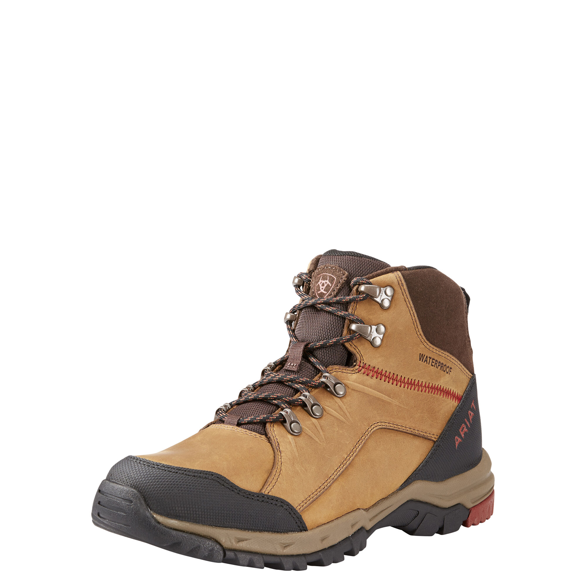 Men’s Skyline Mid Waterproof Boots in Distressed Brown, D Medium Width, Size ., by Ariat