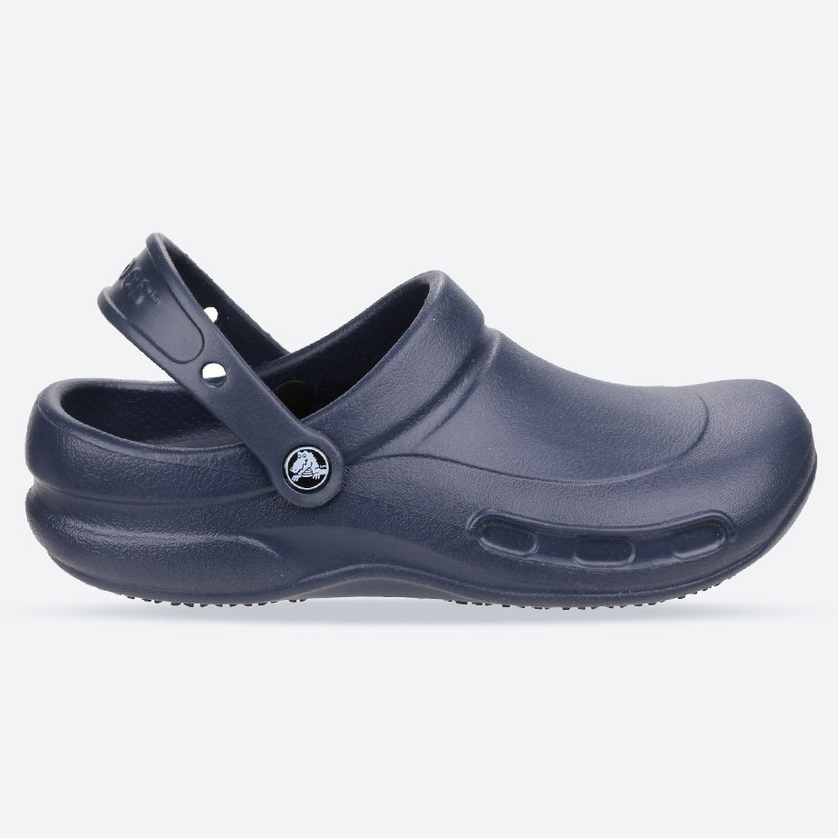Men’s Crocs Bistro Work Clog Sandals, Navy E Men’s Crocs Bistro Work Clog Sandals, Navy E