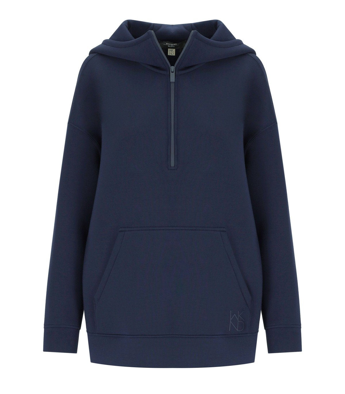 MAX MARA WEEKEND RADURA BLUE HOODIE MAX MARA WEEKEND RADURA BLUE HOODIE