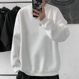 Plain Sweatshirt White