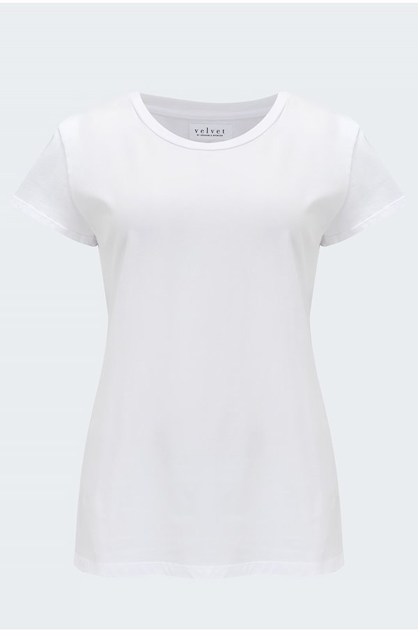 Velvet – Trisha Shirt in White