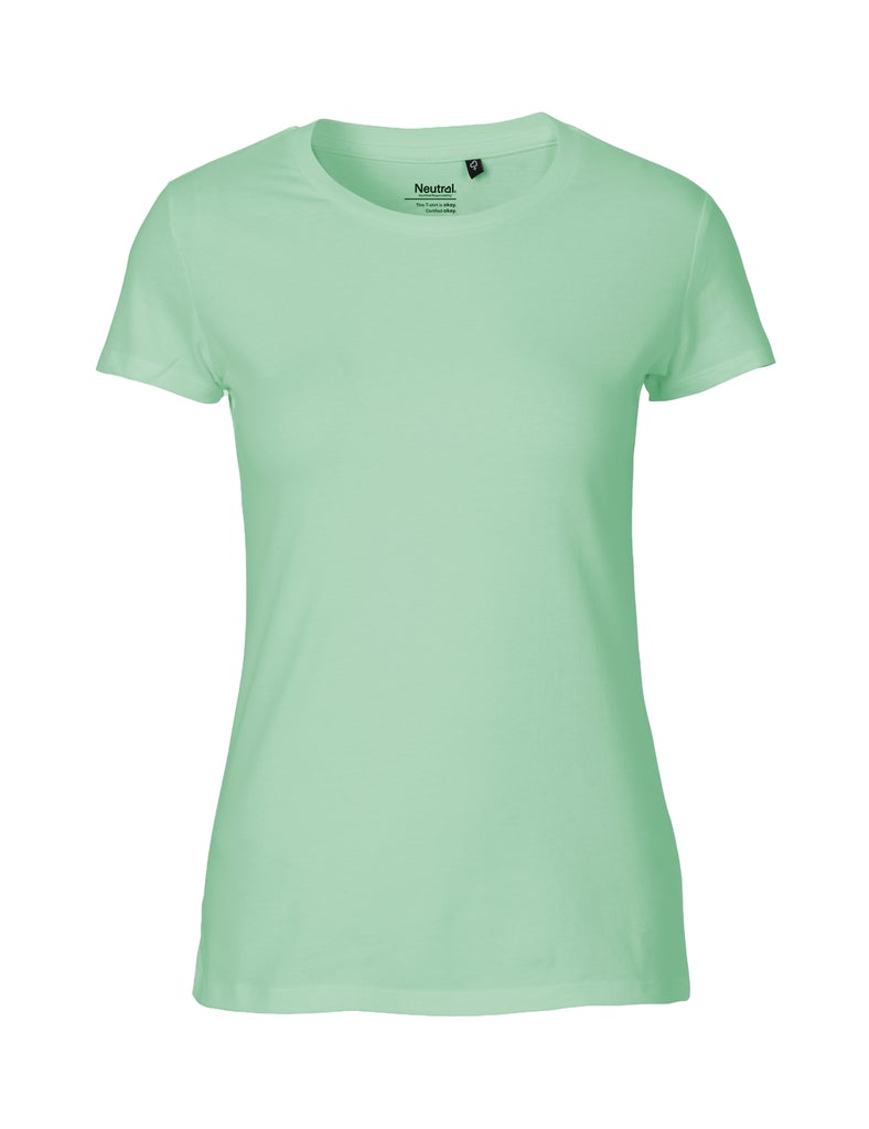 Fairtrade Organic Ladies shirt – Dusty Mint Fairtrade Organic Ladies shirt – Dusty Mint