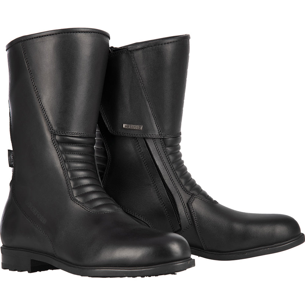 Oxford Valentina Ladies Motorcycle Boots – Black |