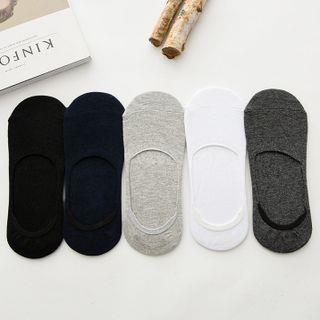 Plain No-Show Socks Dark Gray Plain No-Show Socks Dark Gray