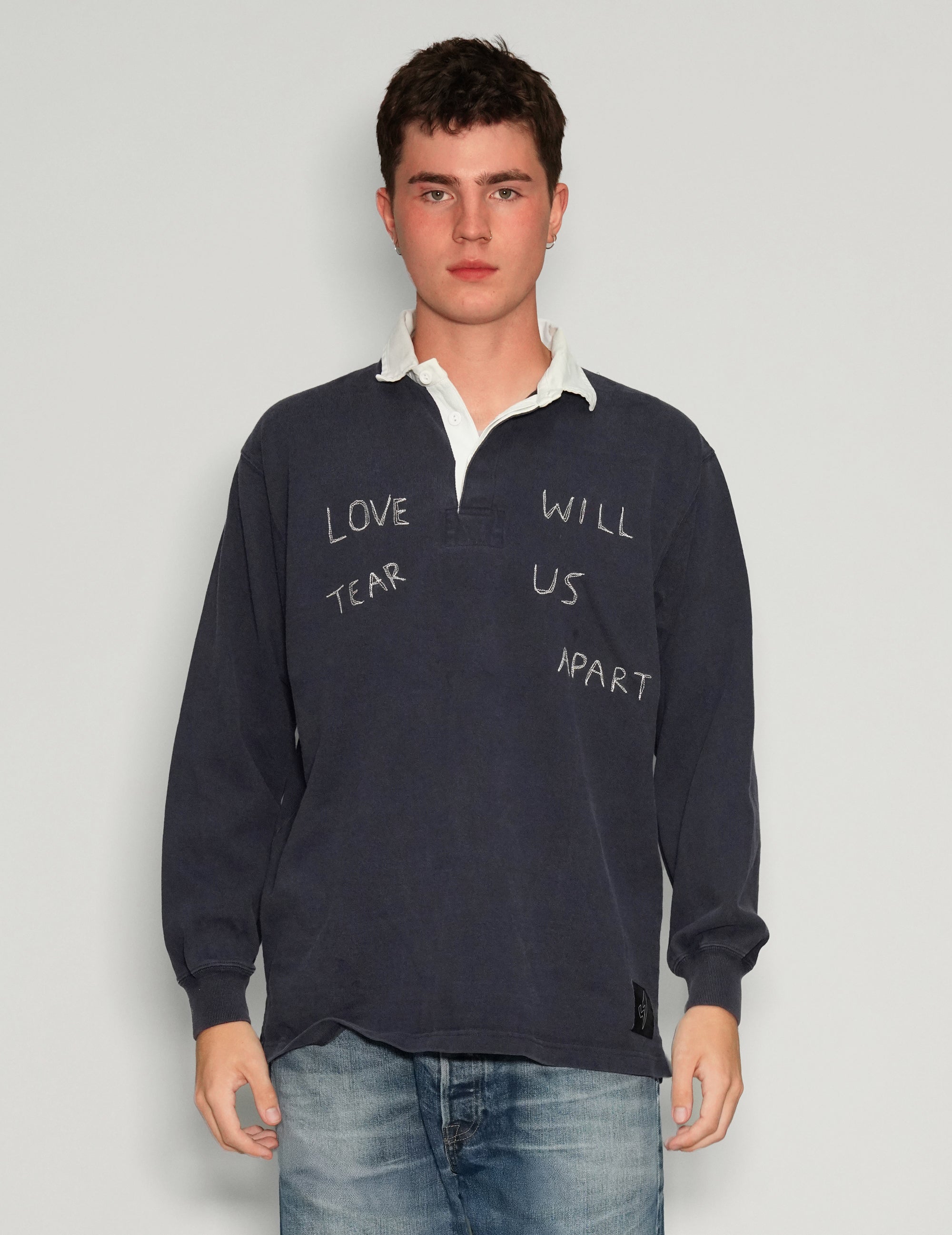 ‘Love Will Tear Us Apart’ rugby Shirt