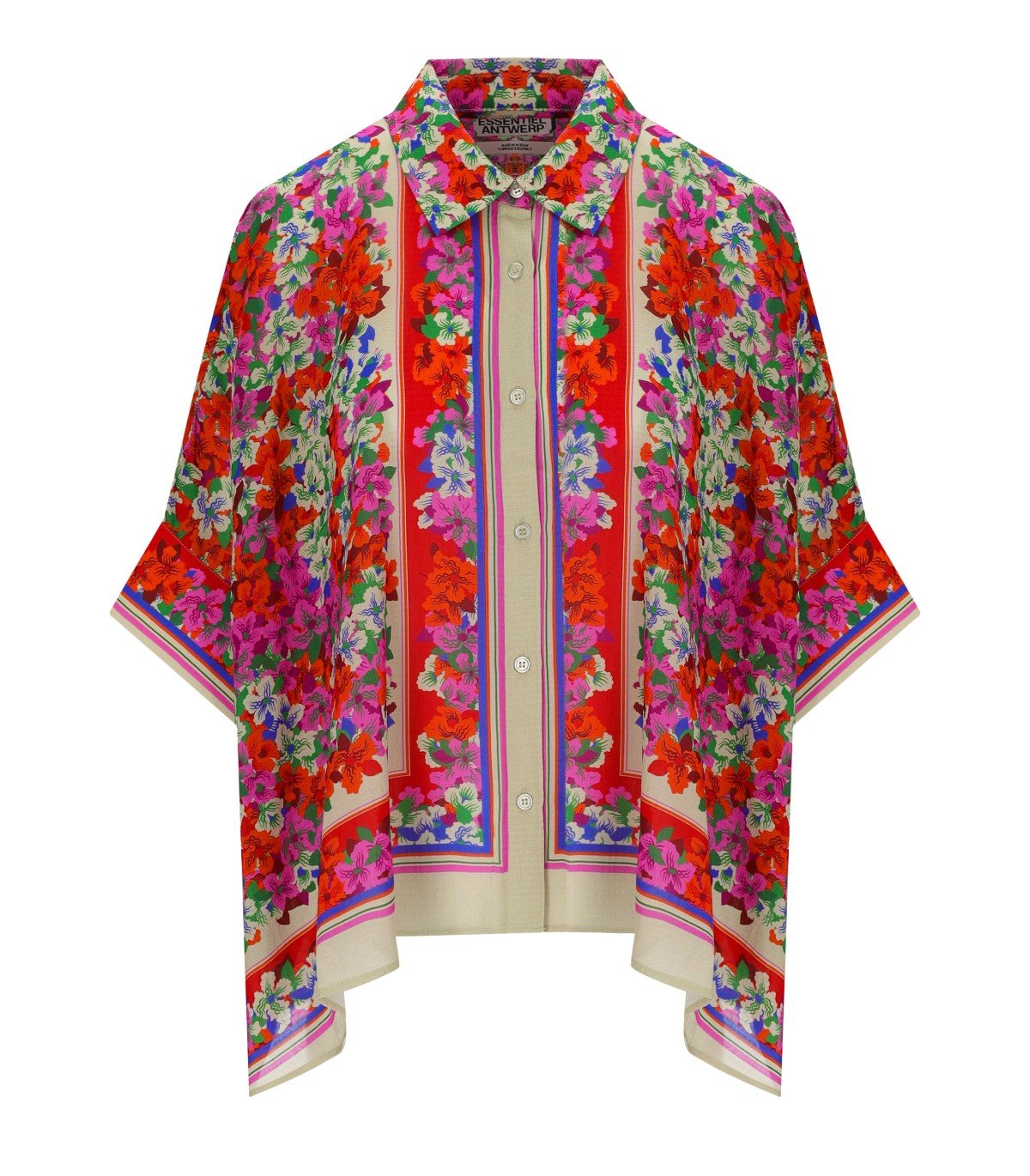 ESSENTIEL ANTWERP JIRT RED SHIRT