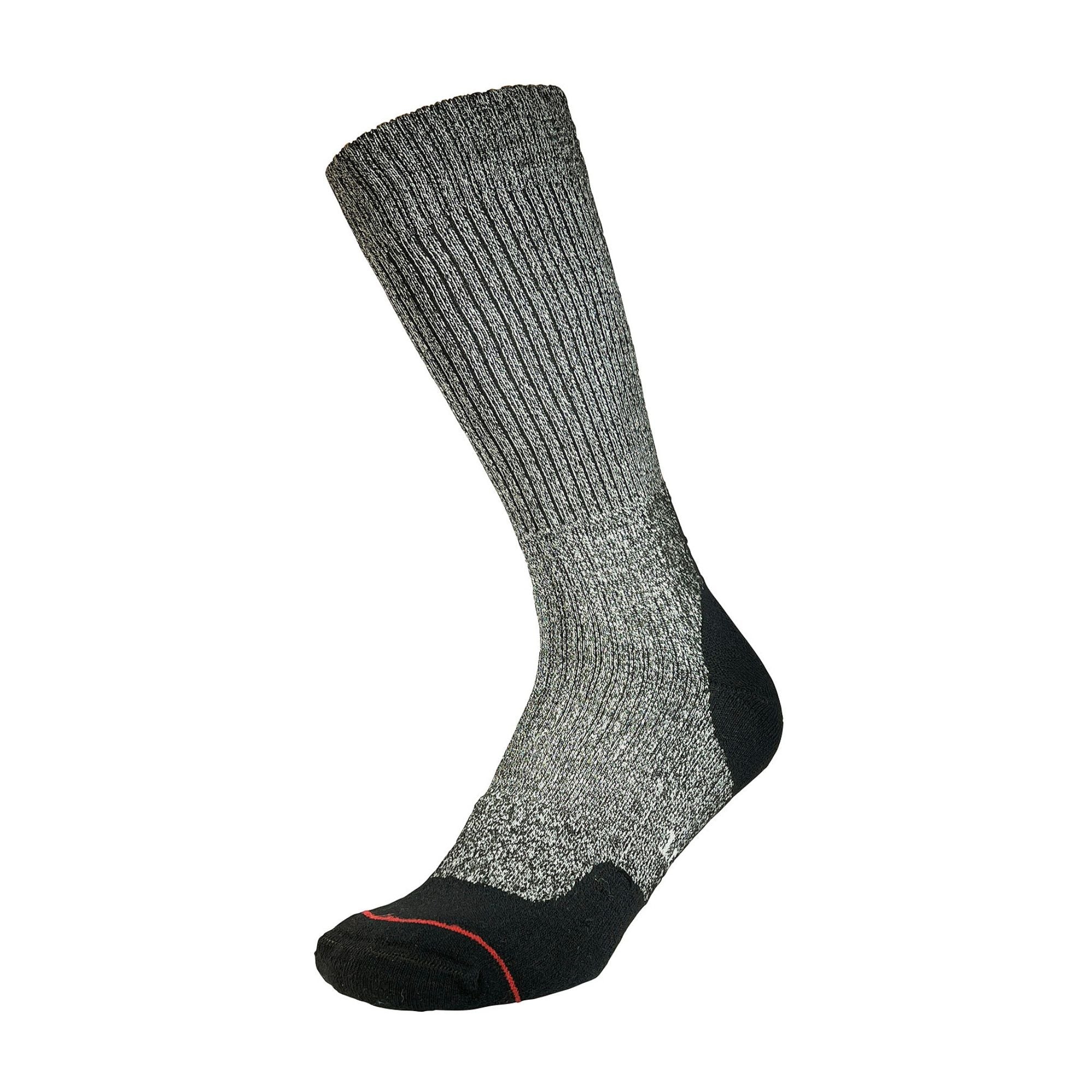 Pack Mens Fusion Repreve Double Layer Socks – -. Charcoal Black
