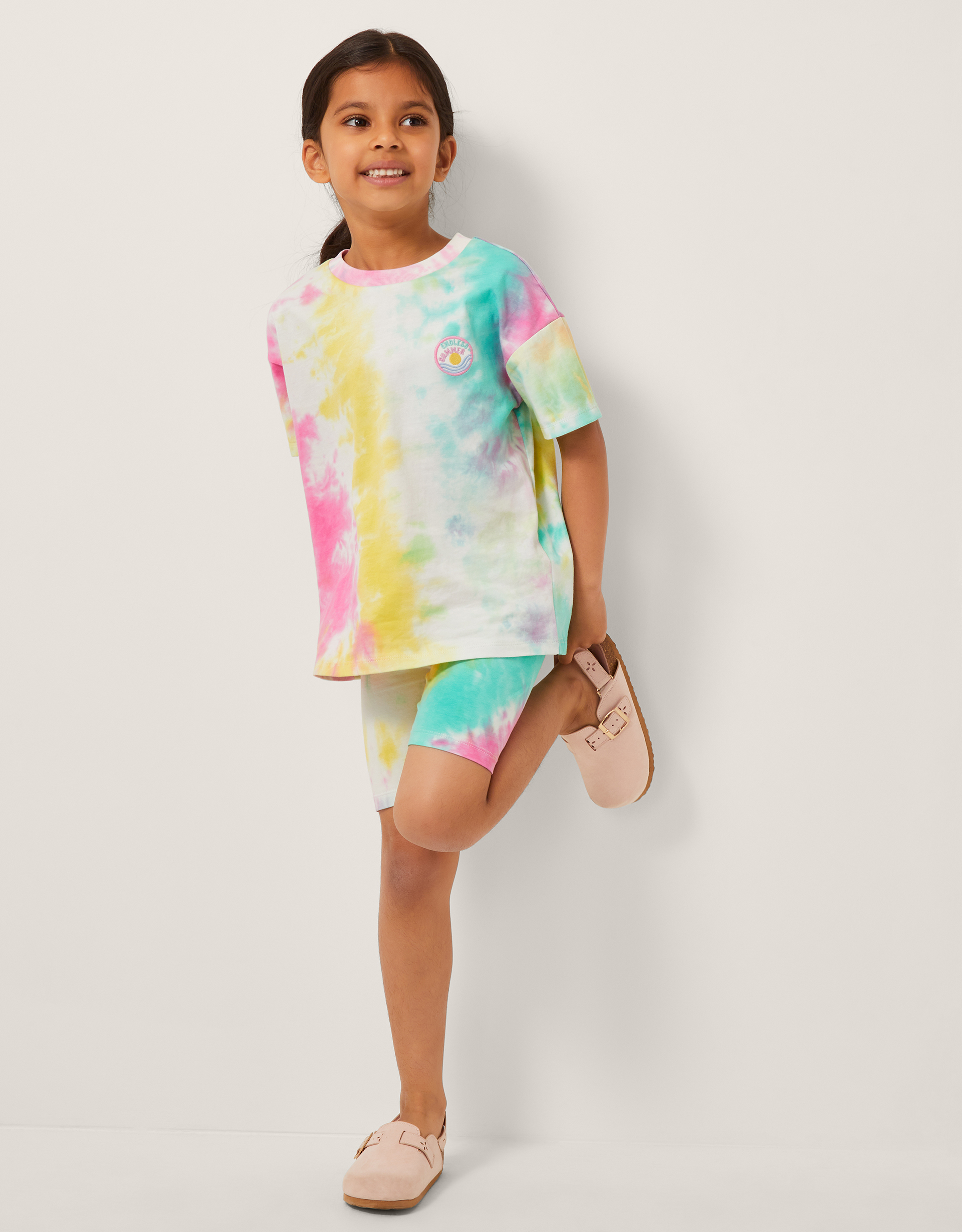 Tie-Dye Cycle Shorts Multi