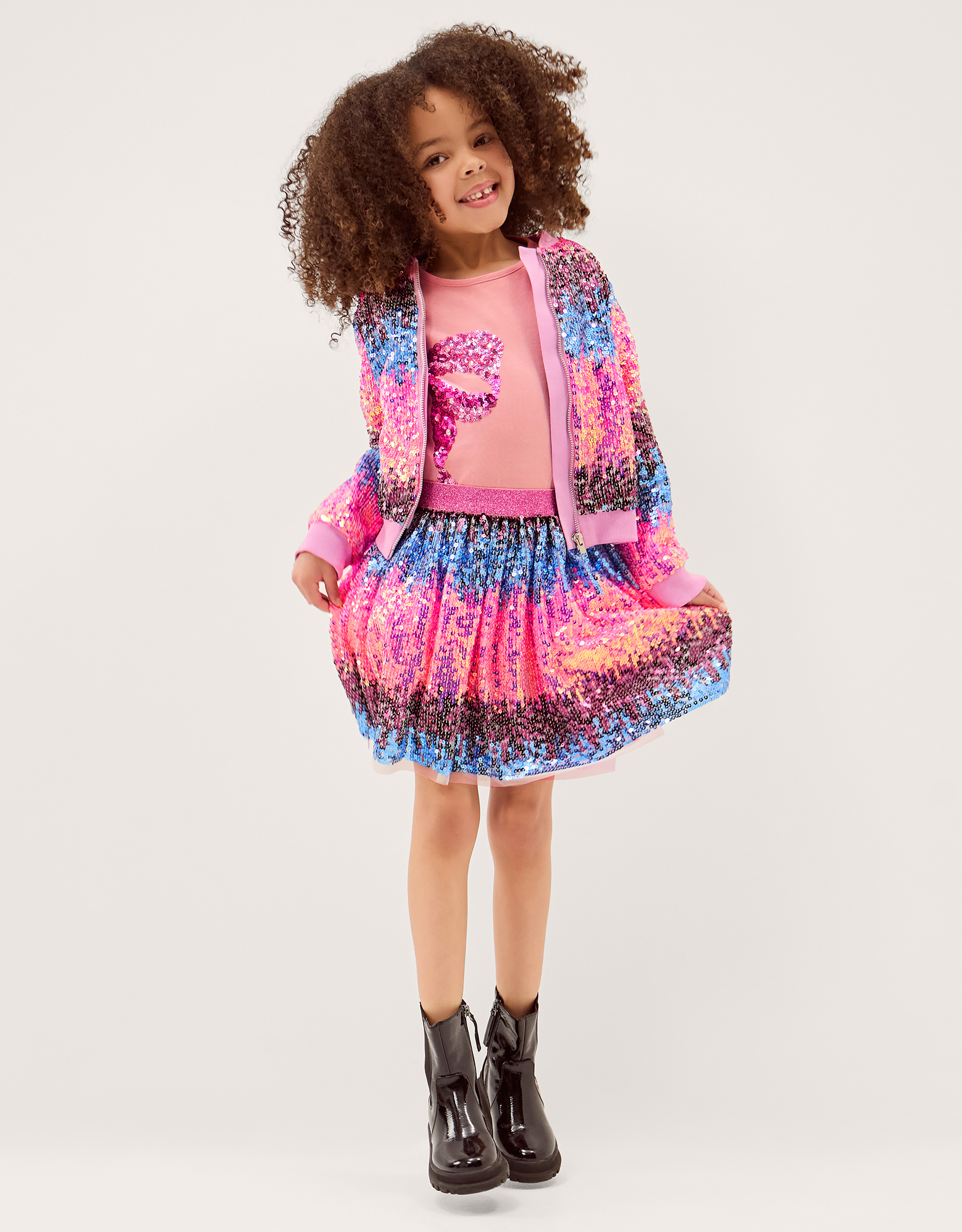 Ombré Sequin Bomber Jacket Multi Ombré Sequin Bomber Jacket Multi
