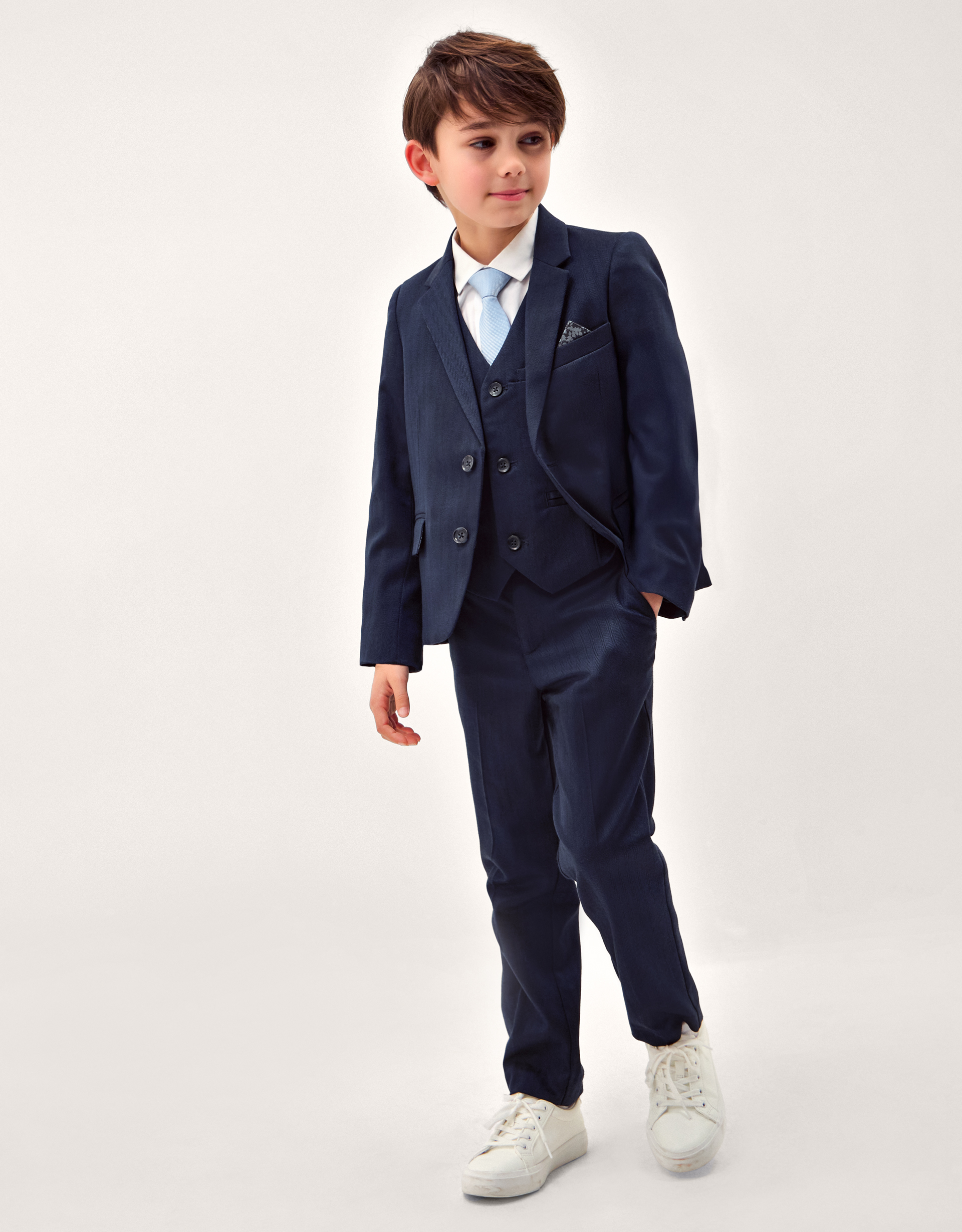 Harry Herringbone Suit Jacket Blue Harry Herringbone Suit Jacket Blue