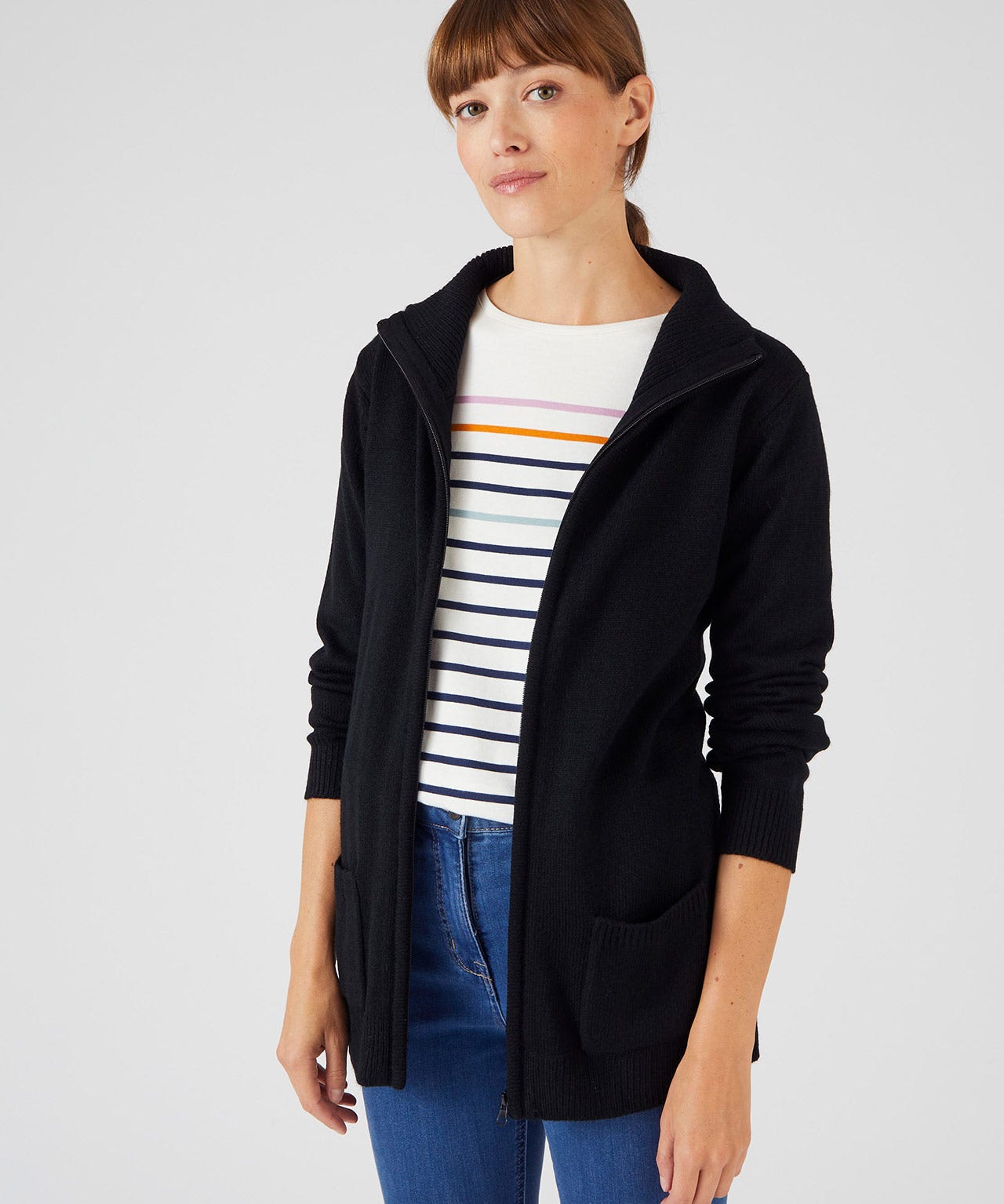 Damart Zipped Cardigan