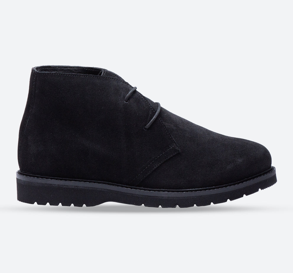 Men’s Wide Fit Tredd Well William Suede Dress Boots – Black, Black E Men’s Wide Fit Tredd Well William Suede Dress Boots – Black, Black E