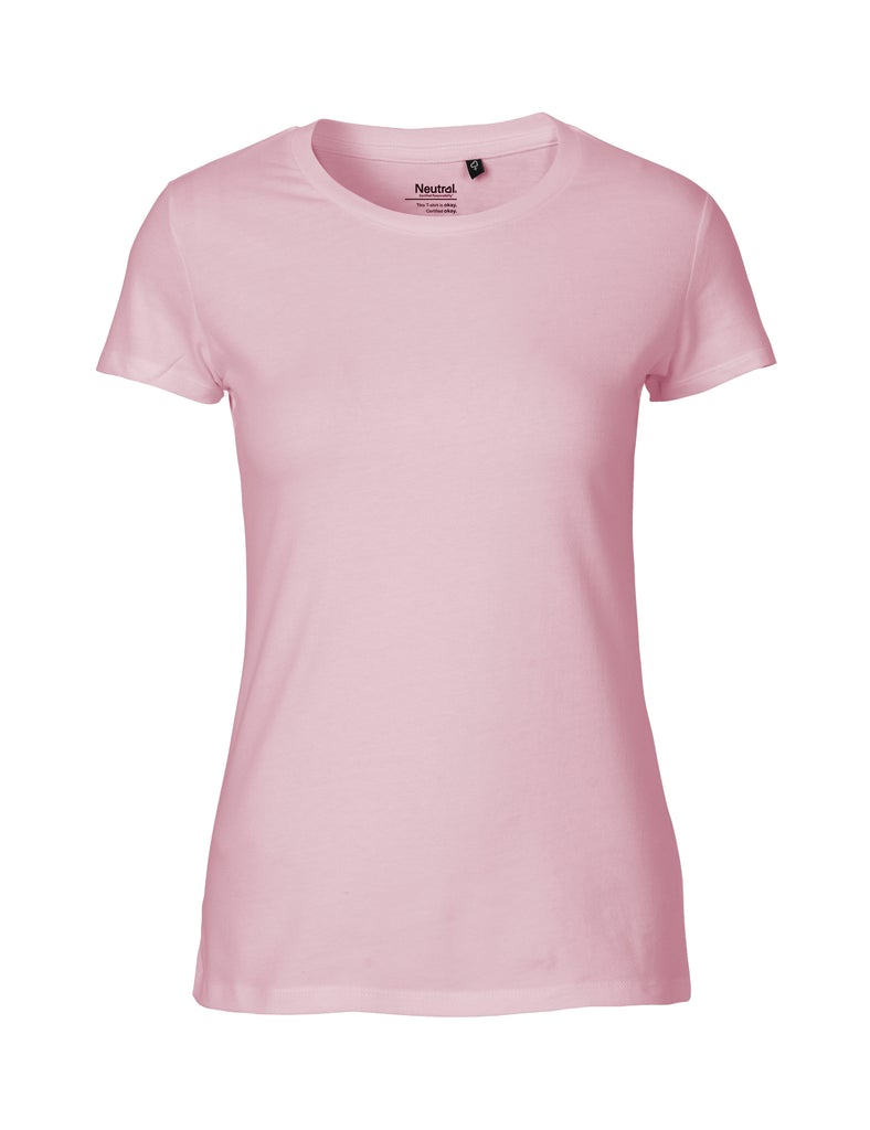 Fairtrade Organic Ladies shirt – Light Pink