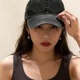 Distressed Baseball Cap Rose Red Distressed Baseball Cap Rose Red