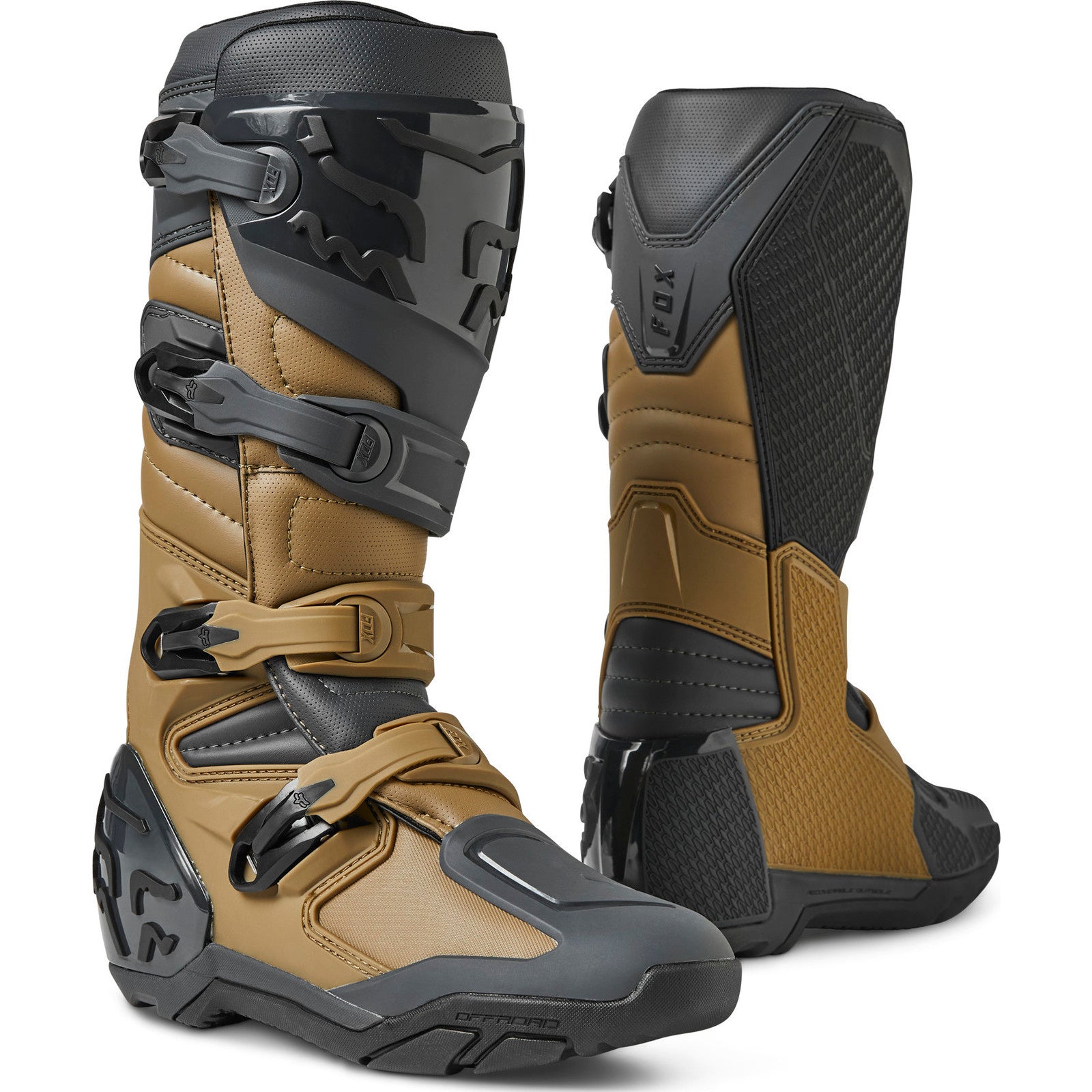 Fox Racing Comp X Dark Khaki Motocross Boots – Dark Khaki . | .