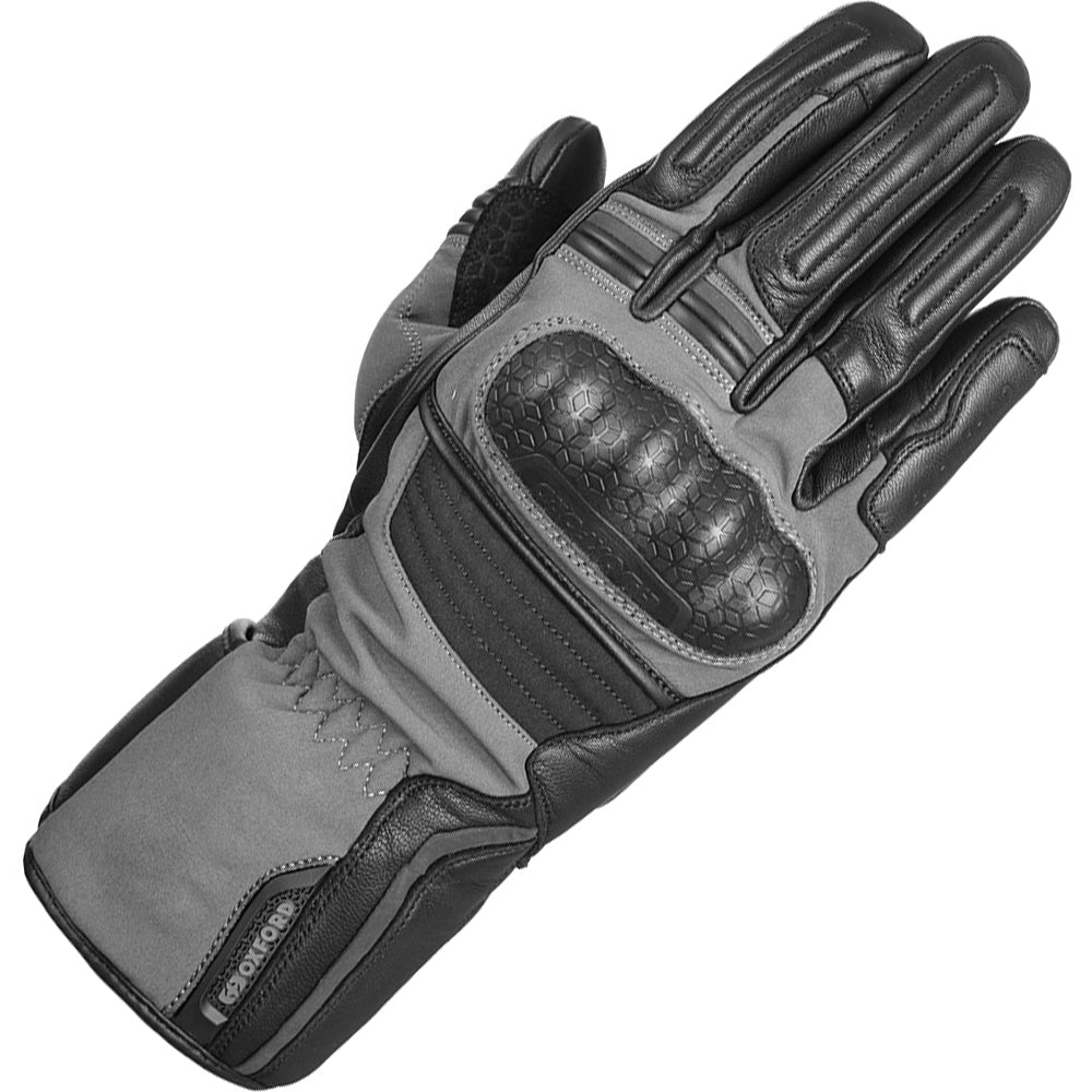 Oxford Hexham Motorcycle Gloves – Grey Black Oxford Hexham Motorcycle Gloves – Grey Black