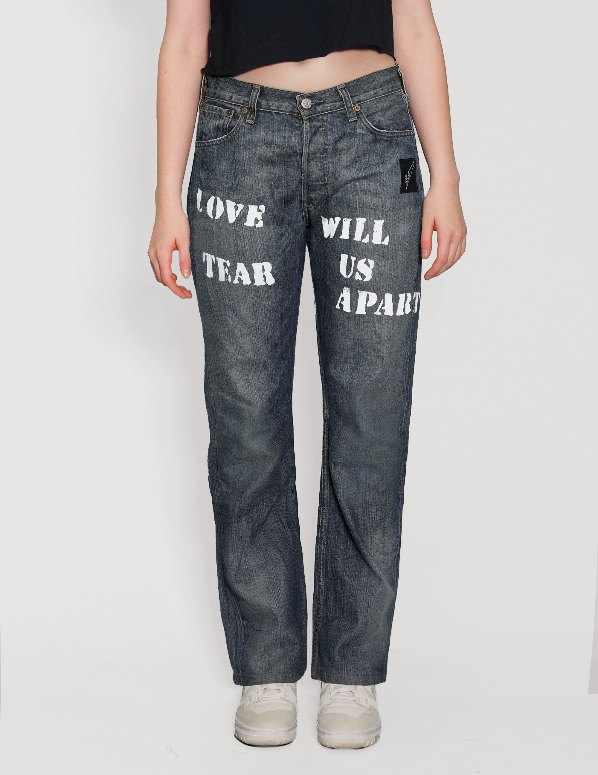 ‘Love Will Tear Us Apart’ Jeans in Indigo ‘Love Will Tear Us Apart’ Jeans in Indigo