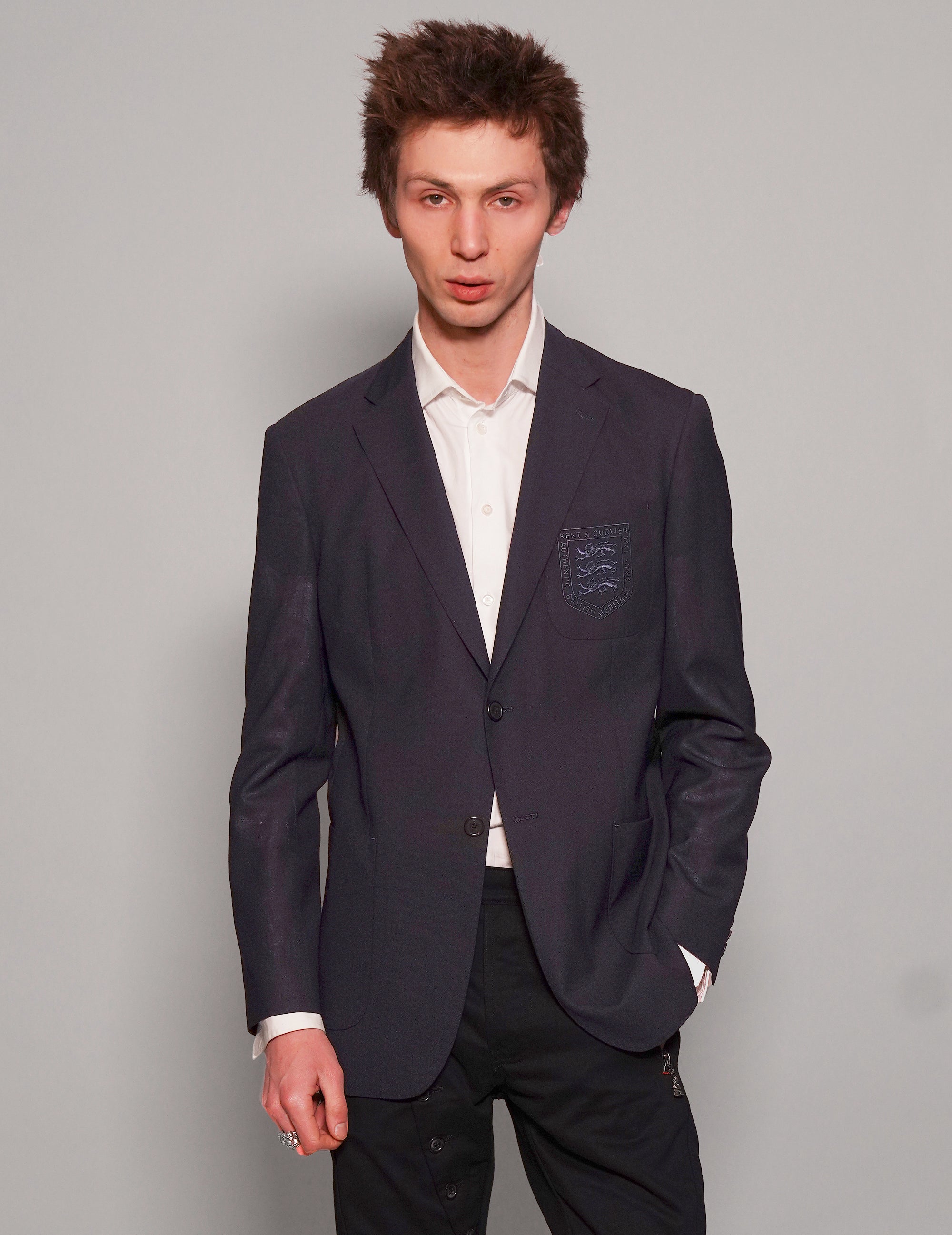 ST Vintage Soft Collar Navy Blazer ST Vintage Soft Collar Navy Blazer