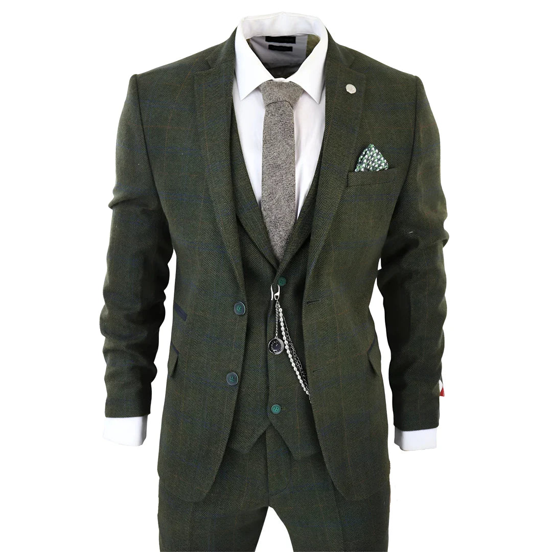 STZ – Men’s Piece Suit Wool Tweed Green Blue Brown Check s Gatsby Formal Dress Suits – ” Jacket ” Trousers STZ – Men’s Piece Suit Wool Tweed Green Blue Brown Check s Gatsby Formal Dress Suits – ” Jacket ” Trousers