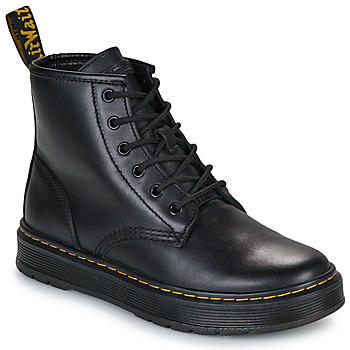 Dr. Martens Brookline Chukka Eye Boot Black Lusso men’s Mid Boots in Black