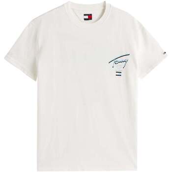 Tommy Jeans City Graphic Shirt Ecru men’s T shirt in White