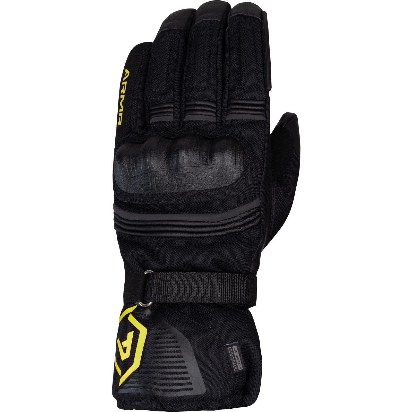 ARMR Kumaji . WP Motorcycle Gloves – Black Yellow –