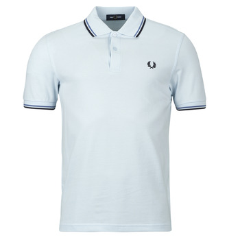 Fred Perry TWIN TIPPED FRED PERRY SHIRT men’s Polo shirt in Blue Fred Perry TWIN TIPPED FRED PERRY SHIRT men’s Polo shirt in Blue