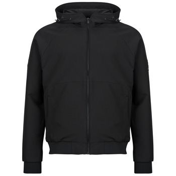 Jack & Jones JCOFION HOOD BOMBER men’s Jacket in Black Jack & Jones JCOFION HOOD BOMBER men’s Jacket in Black