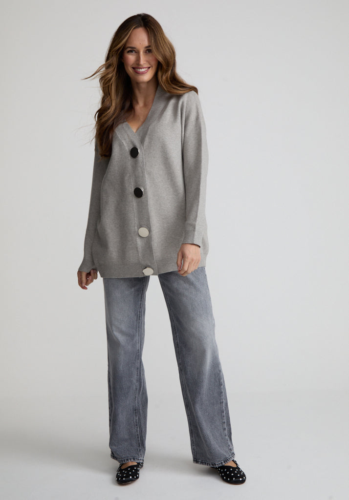 Audrey Cardigan In Grey Audrey Cardigan In Grey
