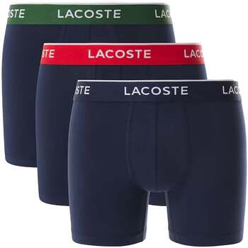 Lacoste Pack Cotton Stretch Boxer Briefs NavyMulti men’s Boxer shorts in Blue
