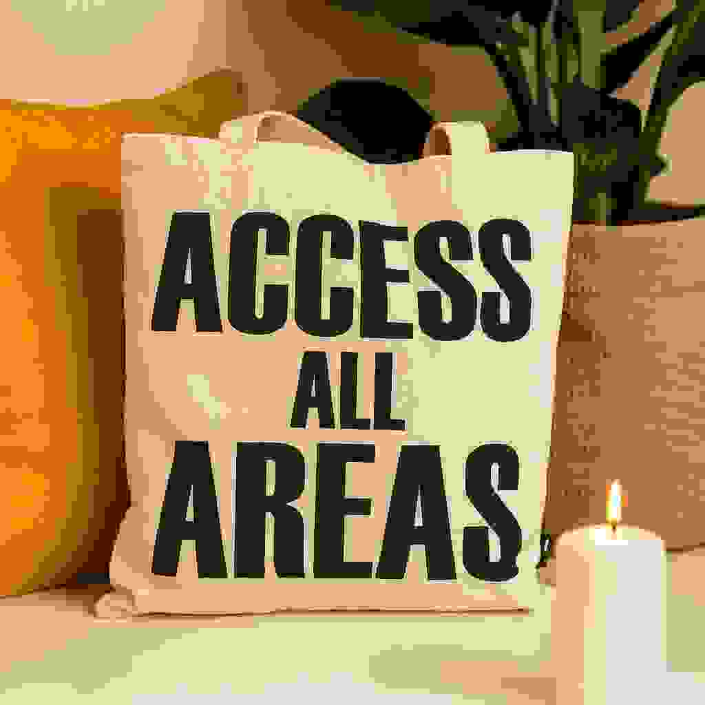 Tote Bag Natural oz Access All Area Tote Bag Natural oz Access All Area