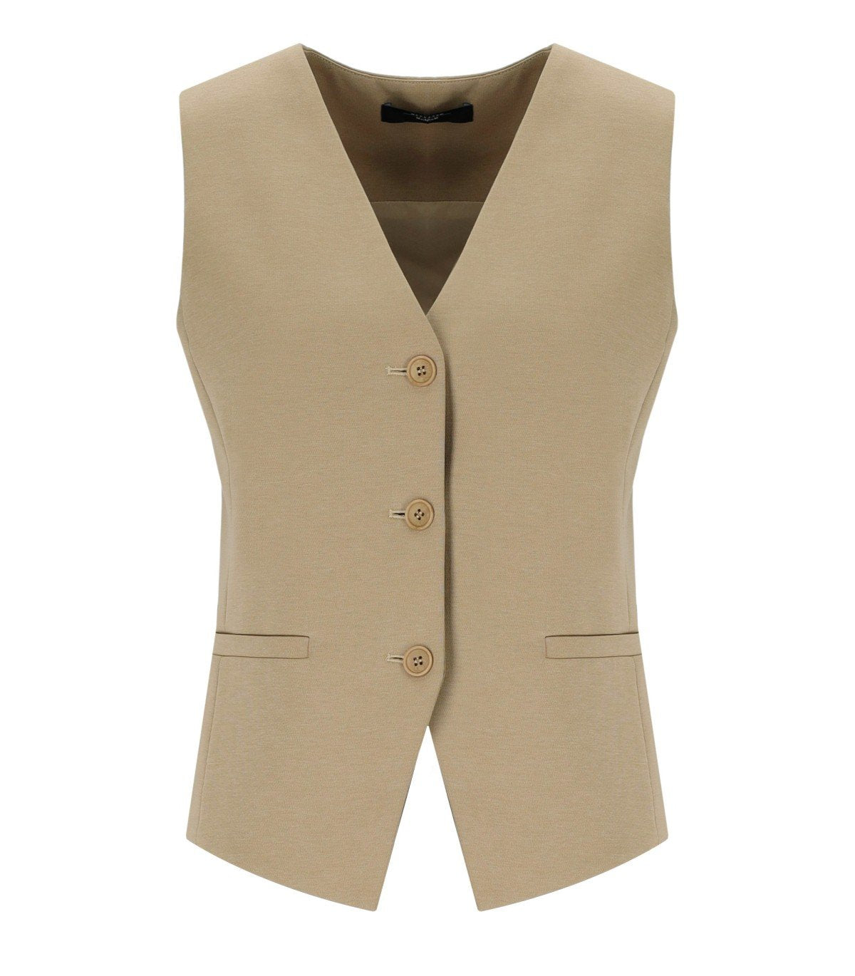 MAX MARA WEEKEND POGGI BEIGE WAISTCOAT MAX MARA WEEKEND POGGI BEIGE WAISTCOAT
