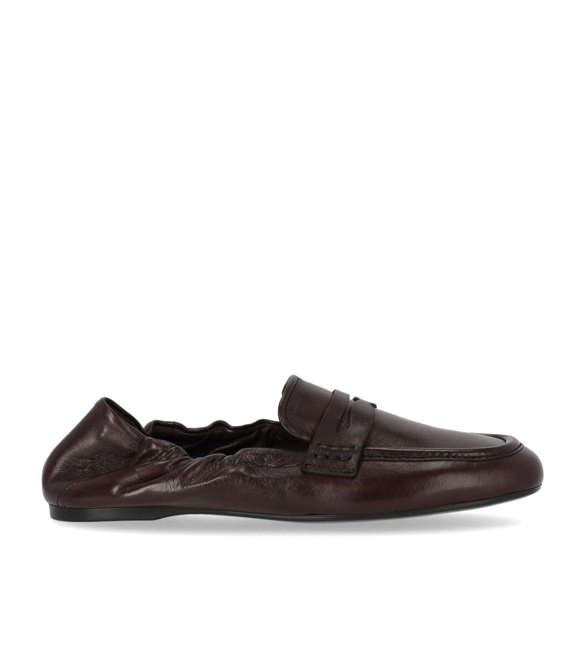 GUGLIELMO ROTTA SATIN BROWN LOAFER GUGLIELMO ROTTA SATIN BROWN LOAFER