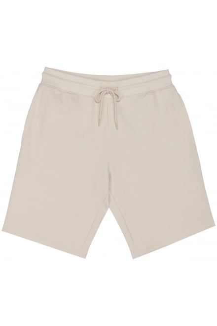Organic Bermuda Sweat Shorts: Mens – L Raw Natural