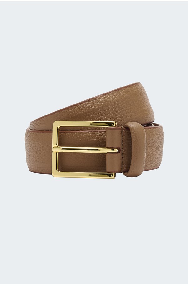 Anderson’s – Plain Hermes Square Buckle Belt in Tan Anderson’s – Plain Hermes Square Buckle Belt in Tan