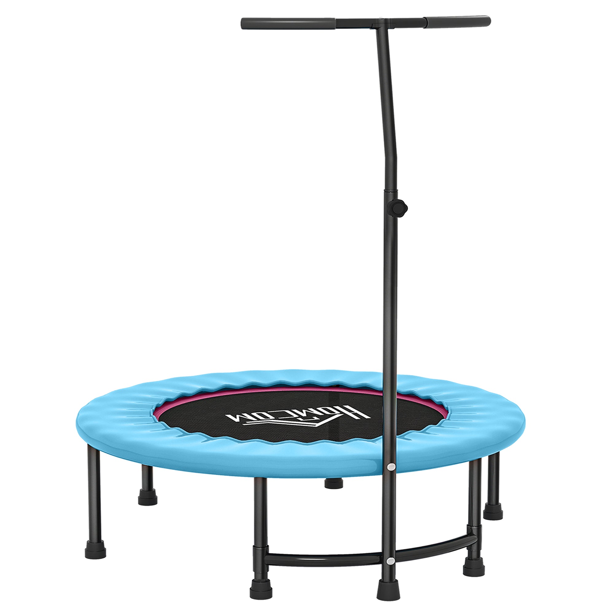 MCL ” Fitness Trampoline with Adjustable Handle, Rebounder Trampoline, Mini Jumper for Indoor Exercise Workout, Blue MCL ” Fitness Trampoline with Adjustable Handle, Rebounder Trampoline, Mini Jumper for Indoor Exercise Workout, Blue