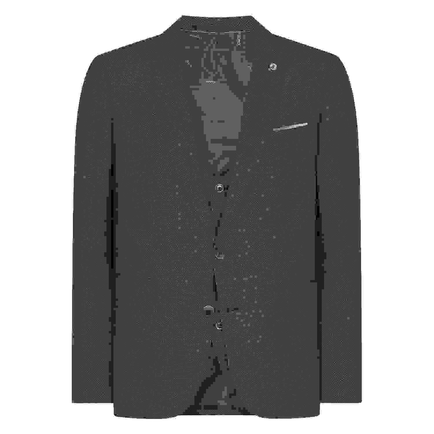 Remus Uomo Birdseye Three Piece Suit for Men Remus Uomo Birdseye Three Piece Suit for Men