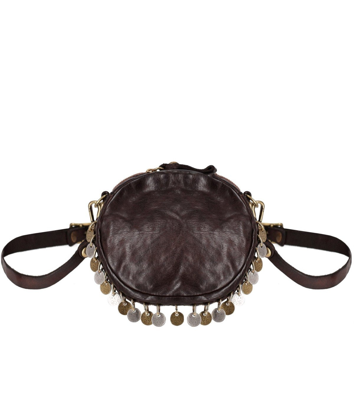 CAMPOMAGGI PRISCILLA DARK BROWN CROSSBODY BAG