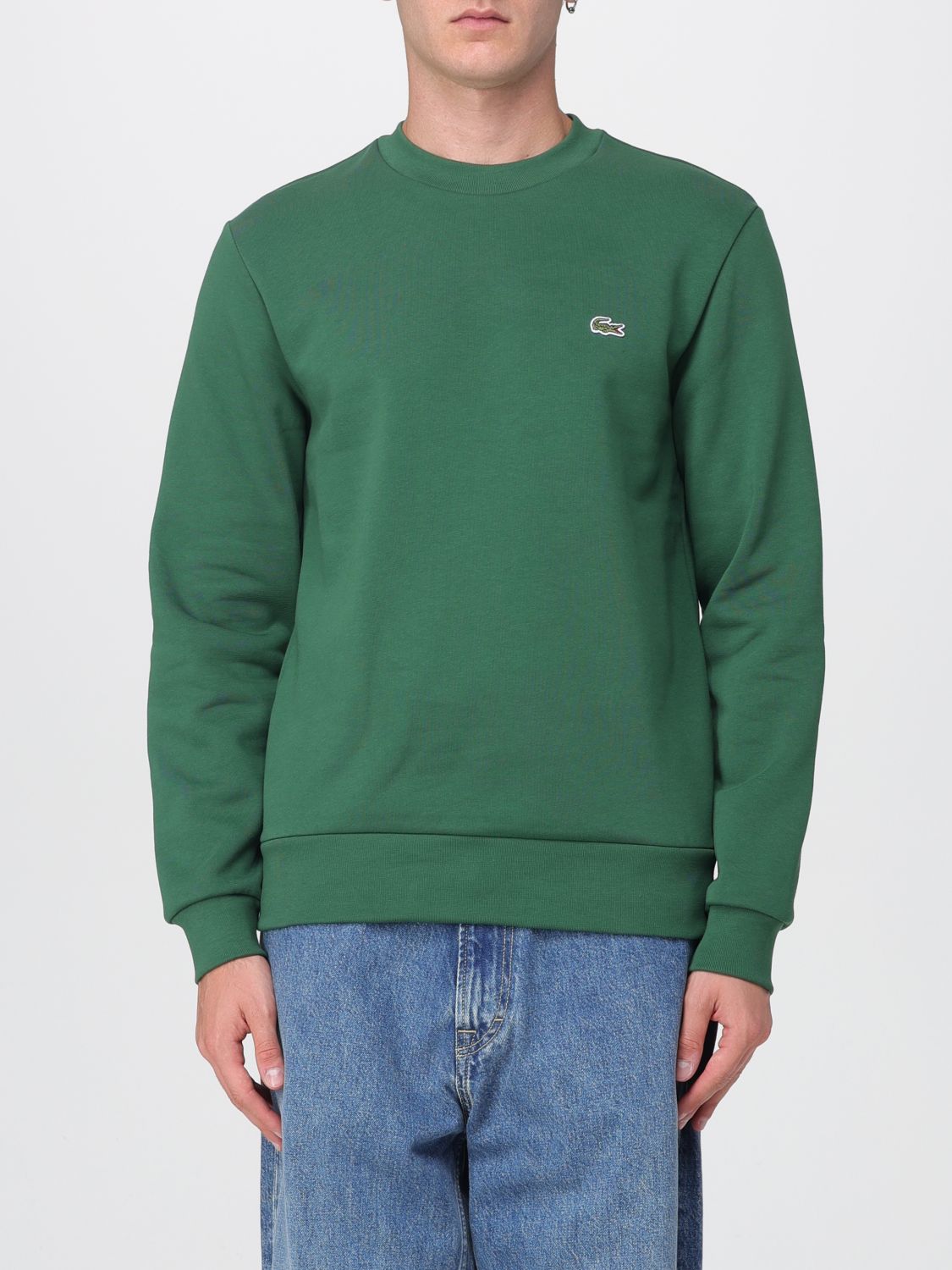 LACOSTE Sweatshirt Men color Green LACOSTE Sweatshirt Men color Green
