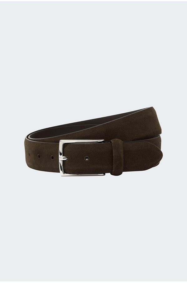Anderson’s – Suede Belt in Dark Brown Anderson’s – Suede Belt in Dark Brown