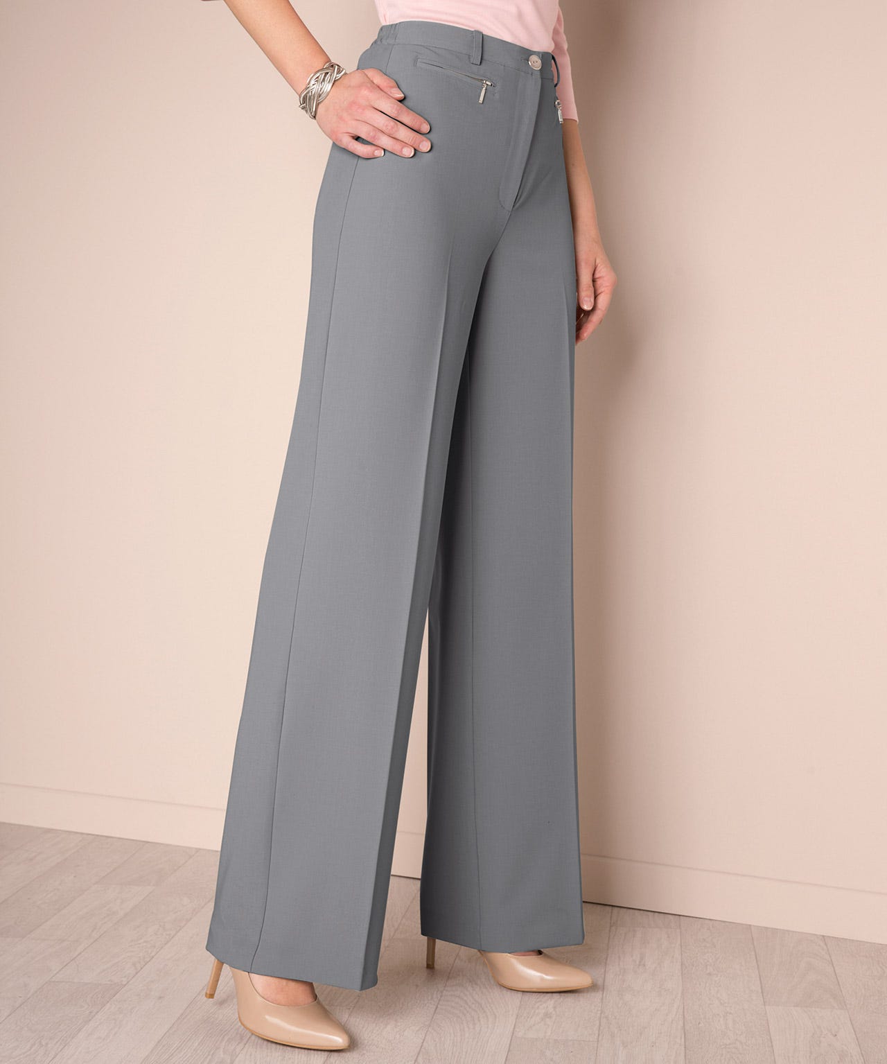 Damart Wide Leg Trousers Damart Wide Leg Trousers