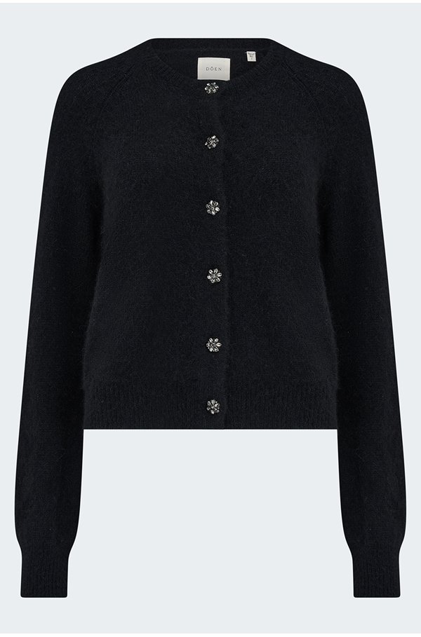 DÔEN – Petra Crystal Cardigan In Black DÔEN – Petra Crystal Cardigan In Black